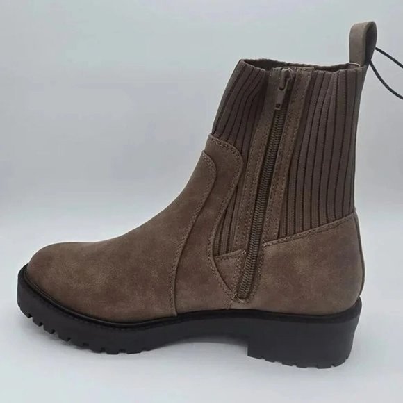 Dolce Vita Women's Orelia Stretch Knit Booties - Various Sizes - Mushroom - NIB - Picture 7 of 7